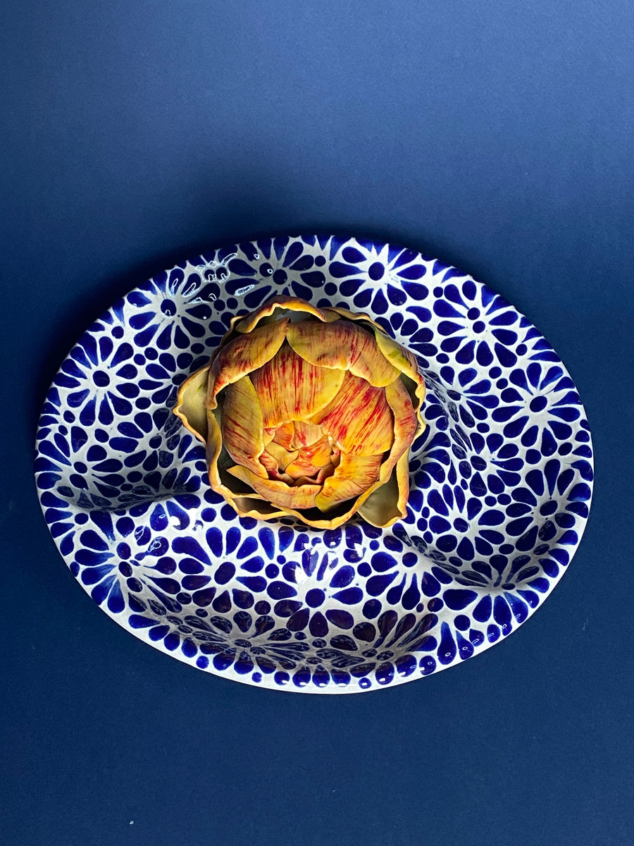 Plato de Talavera para alcachofa