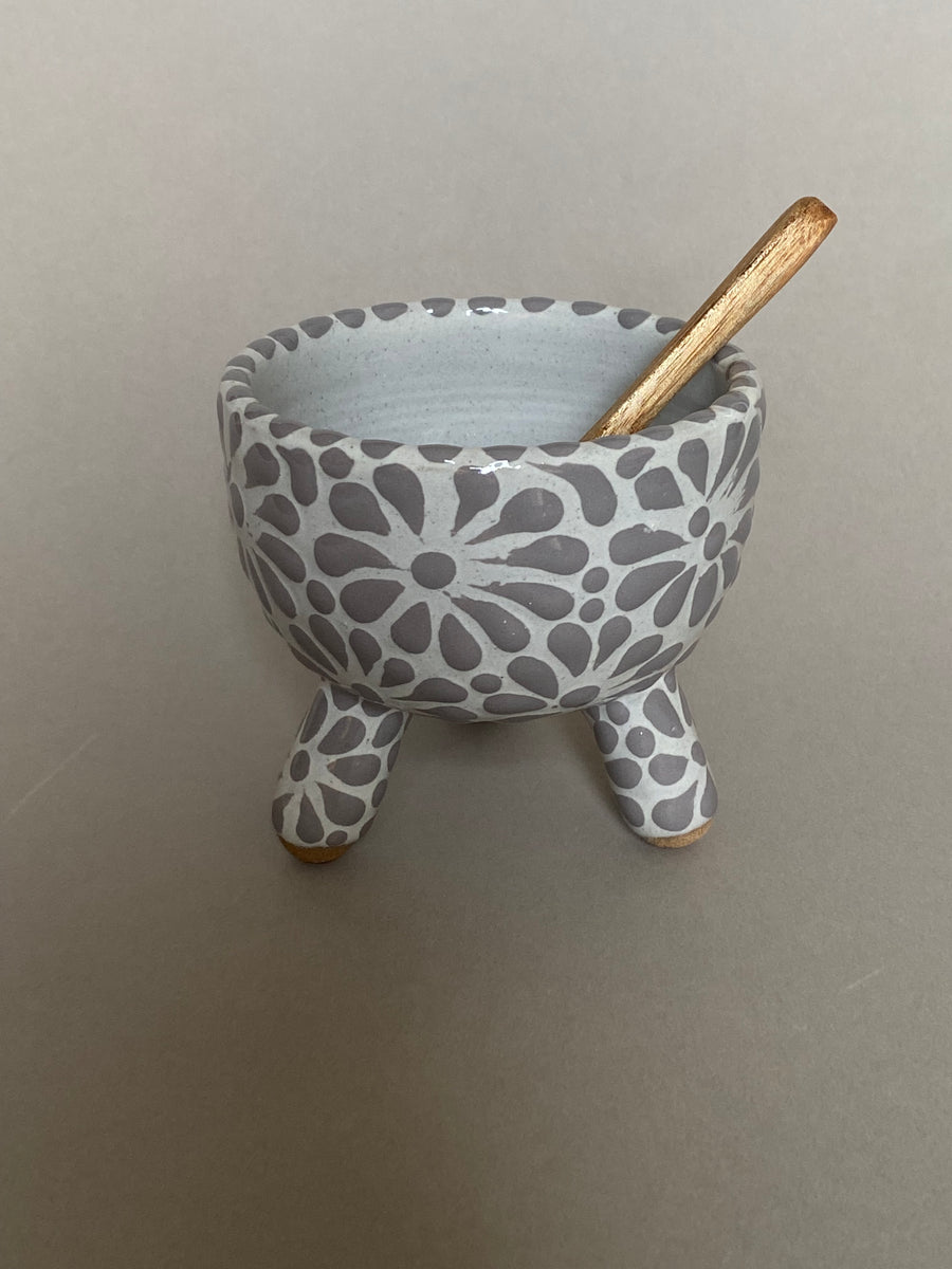 Salsero tipo molcajete de Talavera