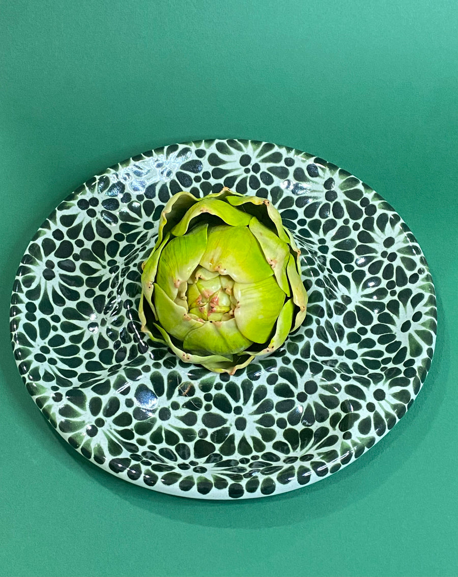 Plato de Talavera para alcachofa