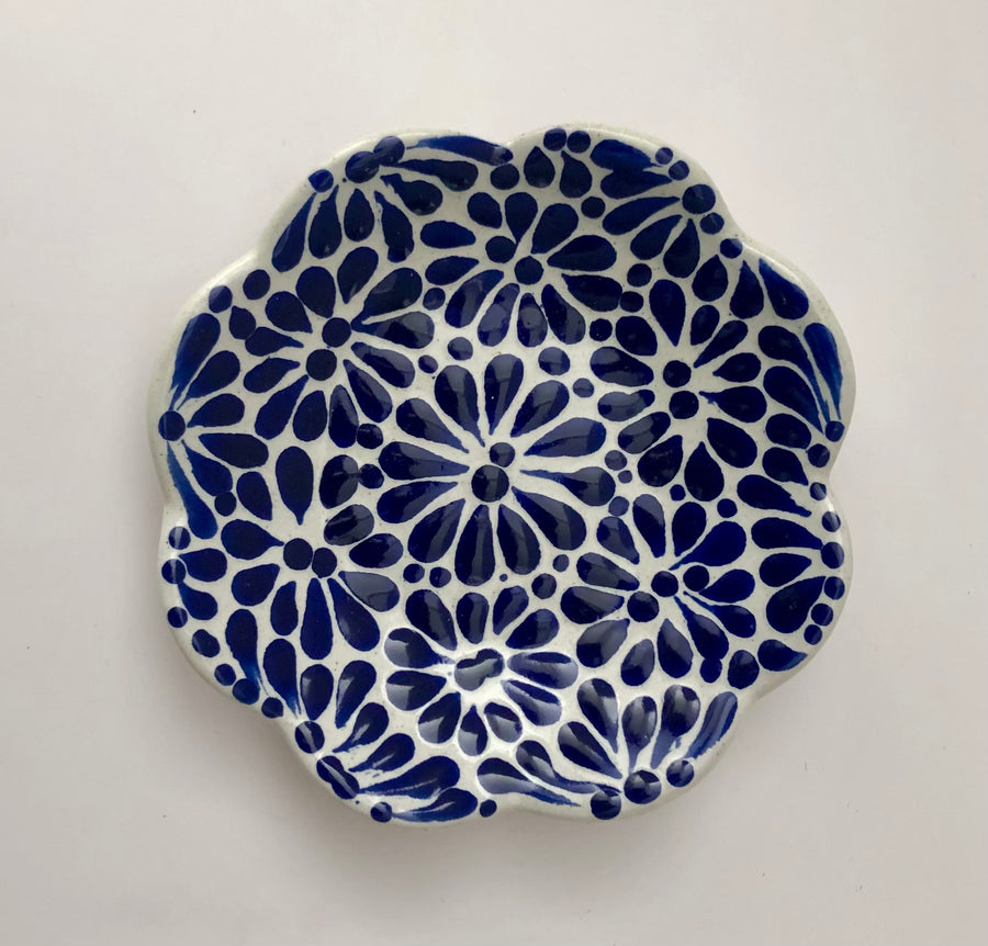 Plato flor de Talavera