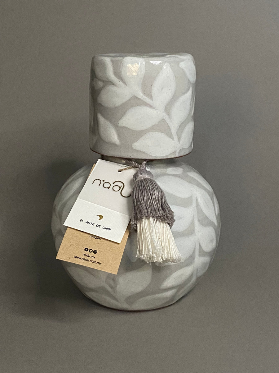 Polka para agua talavera hojas