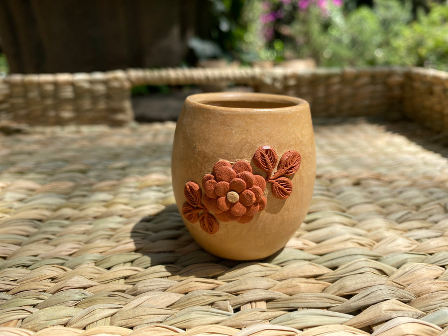 Vaso Mezcalero de Barro